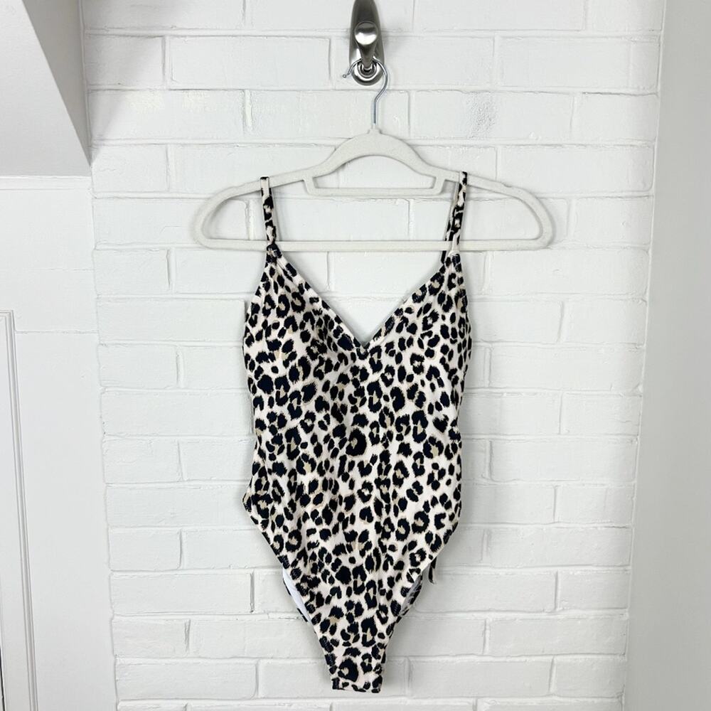 Old Navy Cheetah Animal Print One Piece Swimsuit Size M
